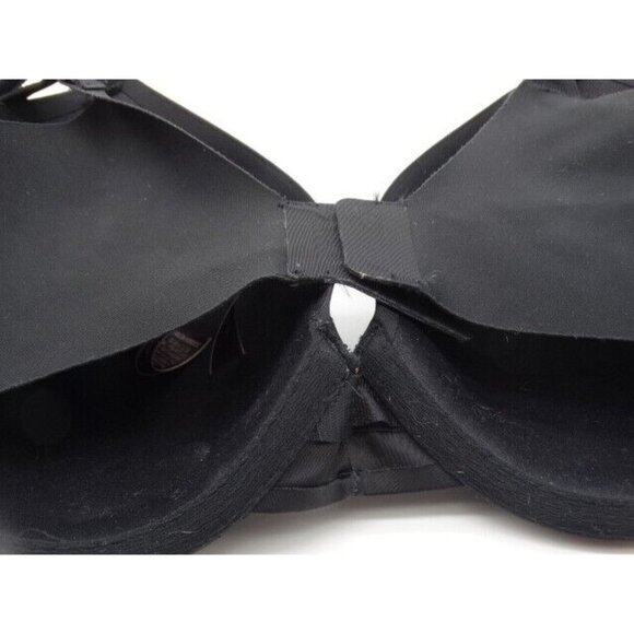 Victoria's Secret Bra Size 32DD Lined Perfect Coverage Black Underwire - Picture 7 of 10